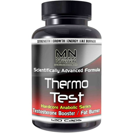 Maximum Nutrition Thermo Test Testosterone Booster and Fat Burning Complex, 120 count