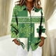thumbnail image 5 of Chaqueta de Invierno de las Mujeres Color Sólido Corduroy Camisa Chaqueta, Top de Manga Larga Casual para el Clima Frío, 5 of 7