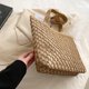 thumbnail image 4 of Bolsa De Hombro Bolsa de hombro para mujer de compras simple de gran capacidad Casual para el trabajo (Blanco) Sywqhk Para Estrenar, 4 of 9