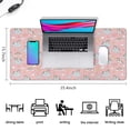 thumbnail image 5 of Long Mouse Pads for Desk,Pink Cartoon Unicorn Rainbow Cloud Moon Desk Mats on Top Of Desks, Desk Mouse Pad Extra Large with 3mm Non-Slip Base and Stitched Edge for Gaming,Work,Home 35.4"x15.7", 5 of 5