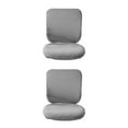 thumbnail image 3 of Guardoinrt Soft and Breathable Swivel Chair Cover Seating Experience Gray Backrest + Cushion Cover 2Set, 3 of 6
