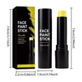 thumbnail image 2 of Halloween Face Body Paint Stick, Yellow Face Paint Stick, Matte Full Coverage Body Paint Adult Festival Rave Stage Halloween Body Art Makeup, 2 of 5
