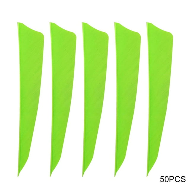 LOVEVER Arrow Fletching Arrows Feathers Archery 4inch 50pcs Turkey Feather Fletching Right Wing Kit for DIY Hunting Arrows Target Arrow