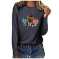 thumbnail image 1 of Staron Blouses à Manches Longues pour Femmes Mode d'Automne It's Fall Yall Hauts Citrouille Graphique Chic Décontracté T-Shirts Hauts Col Rond Tendance Mignon T-Shirts Blouse Cadeaux pour Femmes, 1 of 3