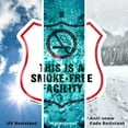 thumbnail image 6 of No Smoking Shield Label Set This Is A Smoke Free Facility 12 inch X 12 inch Shield Shaped Rust-Free Aluminum Metal Sign with Aluminum Mounting Stake Weather Resistant, UV Protected for, 6 of 8