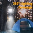 thumbnail image 2 of Foldable Portable LED Camping Light XTAUTO Lightweight Waterproof Solar USB Rechargeable LED Flashlight Survival Kit for Indoor Outdoor Home Emergency, 2 of 5