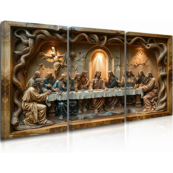 Hieng Jesus and Lamb Canvas Wall Art Jesus Running After Lost Lamb Picture Wall Art Jesus Canvas Print Christian Wall Decor Art Christian Home Decor Jesus Pictures Christian（Only canvas）