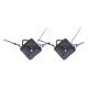 thumbnail image 1 of Durable Clock Movement Set For DIY Projects Targeting Clocks With Plastic Material And Square Shape 2 Sets, 1 of 3