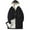 C Black, variant on Timoontee Men's Sherpa Lined Coat Warm Thickened Coats Fleece Windproof Jacket Casual Comfy Long Parka Solid Zip Up Outerwear Winter Overcoat Black XL