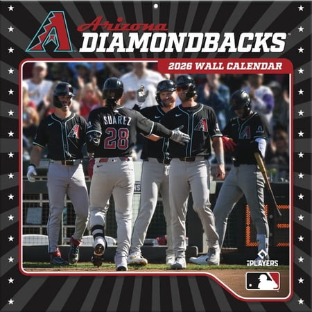 Turner Licensing MLB Arizona Diamondbacks 2026 Wall Calendar