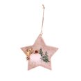 thumbnail image 2 of Adornos navideños, adornos navideños, regalos navideños, adornos navideños, árbol de Navidad de tela, pequeño colgante de madera, adornos colgantes, uso doméstico, 2 of 3