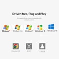 thumbnail image 4 of Carte Son USB SC2 Casque Externe pour PC de Bureau Notebook Audio, 4 of 8