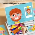 thumbnail image 4 of Magnetic Expression Puzzle Set, Creative Magnetic Face Matching Game for Family Interaction, Home Entertainment and Gift Decoration, 4 of 6
