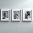 thumbnail image 2 of Animals Taking a Bath Abstract Funny Canvas Painting Print Wall Art for Living Room Bathroom Decoration Frameless, 2 of 7