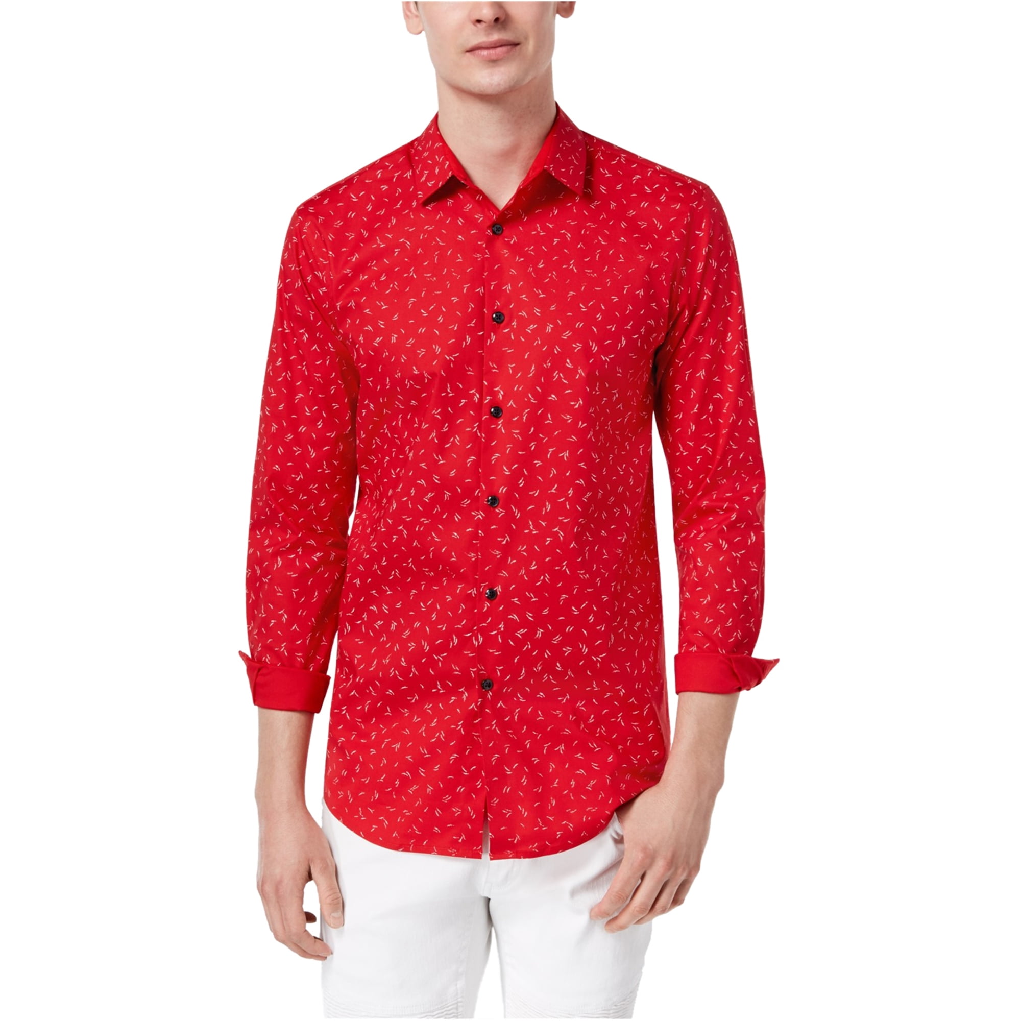 stretch button up shirt mens