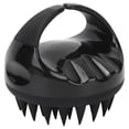 thumbnail image 3 of Cepillo de masaje para el cuidado de mascotas, cepillo de baño suave para gatos, elimina la capa interna suelta y el pelo enredado para perros y gatos, color negro, 3 of 5