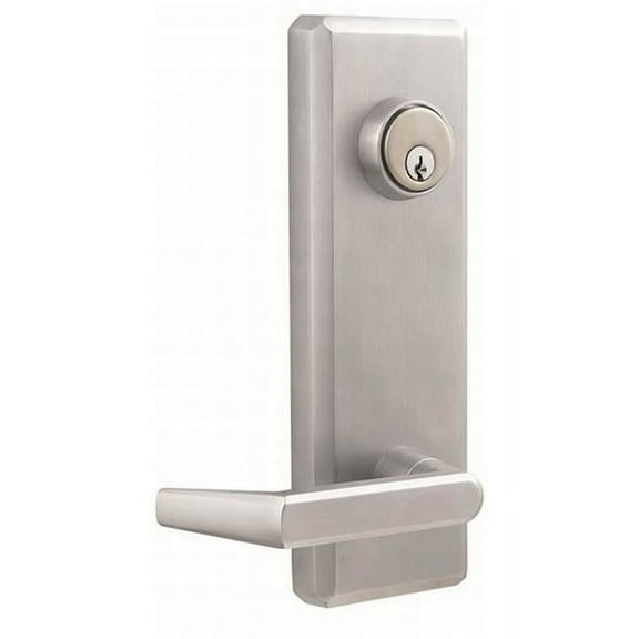 K2 QET160E626 Stanley Commercial Hardware Sierra Classroom Escutcheon Lever Trim, Satin Chrome