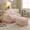 Pink, variant on Newest Cloud Comfort Collection Plush Corduroy Bean Bag Chaise Lounge with Armrests and Ottoman for Living Room, Bedroom & Dorm, Yellow