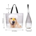 thumbnail image 4 of Kdxio The Dog Is Sitting In A Bubble Bath Casual Tote Bags Women Big Capacity Shoulder Bag for Women Travel Shoulder Bags Handbags, 4 of 6