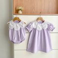 thumbnail image 3 of RMGVDSD Newborn Baby Girl Clothes Sleeveless Bubble Romper, Newborn Infant Bodysuit Playsuit Snap Crotch Baby Onesie Fashion Clothes, 3 of 8