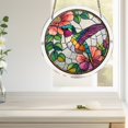 thumbnail image 1 of Tong Acrylic Puzzle Style Colored Glass Style Hanging Featuring Unique Irregular Shapes As Home Art Which Can Be Installed On Windows1, 1 of 4