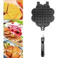 thumbnail image 2 of Waffle Baking Pan Baking Mould DIY Waffle Maker Waffle Cake Mould Baking Pan Waffle Mold Waffle Baking Pan Baking Pan Household Gas Cooker Cooking Acc, 2 of 5