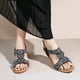 thumbnail image 2 of WILLBEST Sandalias Ortopédicas Para Mujer, Sandalias Bohemias Con Diamantes De Imitación Y Plataforma Con Cuña, Moda De Verano Para Mujer, 2 of 9