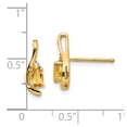 thumbnail image 2 of Auriga Fine Jewelry 14k Yellow Gold Citrine and 0.01ct Natural Diamond Dangle Earrings for Women, 2 of 6