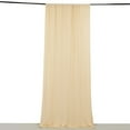thumbnail image 2 of BalsaCircle 5x10 feet Beige 4-Way Stretch Spandex Divider Backdrop Curtain Home Decorations, 2 of 7