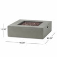 thumbnail image 2 of 50000 BTU SQUARE MGO FIRE TABLE TANK OUTSIDE, 2 of 6