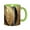 Green, variant on Astrolabe Coffee Mug Fun Custom Ceramic Mugs 11oz Pink