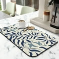 thumbnail image 2 of Optimize Kitchen Counter Extra Large 19.5x12in Coffee Drying Mat Super Absorbent Diatom Mud, Decorative Pattern, Excellent for Dish Draining, Coffee Mat Reusable & Easy to Clean, 2 of 7