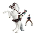 thumbnail image 1 of HILABEE Modèle d'Animal avec Figurine de Cheval Réaliste Simulée en PVC Décorative F, 1 of 9