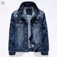 thumbnail image 2 of Veste en Denim pour Hommes, 2 of 7