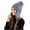 Gray, variant on Womens Winter Trapper Hats with Pompom Warm Snow Wear Fuzzy Cap Ear Flaps Outdoor Ski Beanies Black