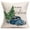 Blue Truck X, variant on Merry Christmas Throw Pillow Covers 16x16 Inch Blue Truck with Green Pine Tree Winter Farmhouse Christmas Decorations Pillow Cases Holiday Seasonal Cushion Cover for Home Sofa Couch