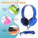 thumbnail image 4 of Auriculares de aula a granel, paquete de 24 para niños de escuela K-12, estudiantes al por mayor, computadora con cable, duraderos, cómodos auriculares giratorios, juego de clase para biblioteca, avió, 4 of 5