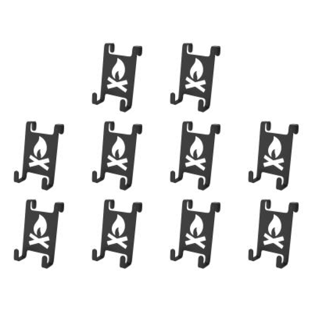 Clip para colgar tanques de gas butano, ganchos de acero inoxidable para mesa de camping IGT