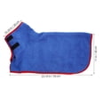 thumbnail image 2 of AURARMLET Dog Bath Towel Blue Fiber Wraparound Design for Large Dogs 1 Pcs, 2 of 7