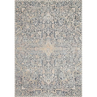 Lucia 1-6" X 1-6" Sample Swatch Rug, Charcoal / Multi