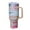 B, variant on LILELIS a Must Have ! Outdoor Casual Car Cup Made of Stainless Steel Material with Convenient Handle and Straw Cup Design Making Every Trip Full of Warmth and Fashion! Cup Black 26cm