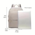 thumbnail image 4 of Mochila para mujer, de tela oxford, impermeable, a prueba de golpes, moderna, para oficina, para portátil de 13 y 14 pulgadas, 4 of 5