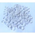 thumbnail image 2 of Clear Roman Blind Curtain Rings, 1/2inch Transparent O Rings Plastic Rings for Roman Shades Circle Hook Craft Tool, Café Curtain Rings (100 Pieces), 2 of 7