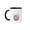 Black/White, variant on 3drose, 300 Club Perfect Bowling Game Bowler No Gutter Balls, 11oz Two-tone Black Mug
