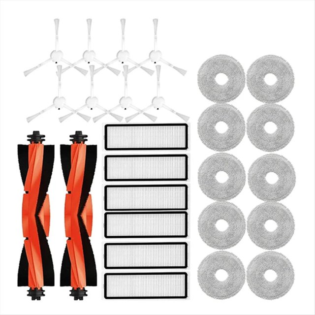 Para Robot Aspirador S10 Plus / S10+ / B105 Aspiradora Cepillo Lateral Principal Filtro Hepa Paño de Fregona Piezas de Repuesto