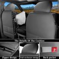thumbnail image 2 of Coverado Funda De Asiento Ram Impermeable Dooge Ram 1500 Funda De Asiento Compatible Con Ram 1500 2500 3500 2002-2025 Con Banco Curvo Ram 1500 Accesorios (Delantero Gris Oscuro), 2 of 5