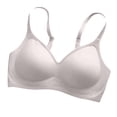 thumbnail image 3 of Gkeoshab Women's Bras Women Push-Up Anti-Sag Seamless Wireless Bra with Soft Lift and Support Light Ashy M, 3 of 7