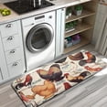 thumbnail image 3 of Beige Chicken Breed Pattern Kitchen Rug Mat,Kitchen Runner Rugs Non Skid Washable,Decorative Kitchen Floor Mats for Kitchen,Sink,Laundry,17"x47.2", 3 of 7