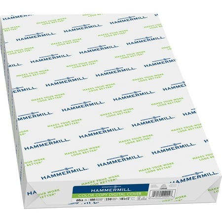 - Hammermill, HAM120040, Acid-free Color Copy Cover Paper, 250 / Ream, Photo White