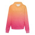 thumbnail image 5 of Bovemsi Sweatshirt for Women Large Hoodie With Gradient Print Plus Size Long Sleeved Sweater Pullover Autumn Pocket Clothes Comfort Hoodie, 5 of 7